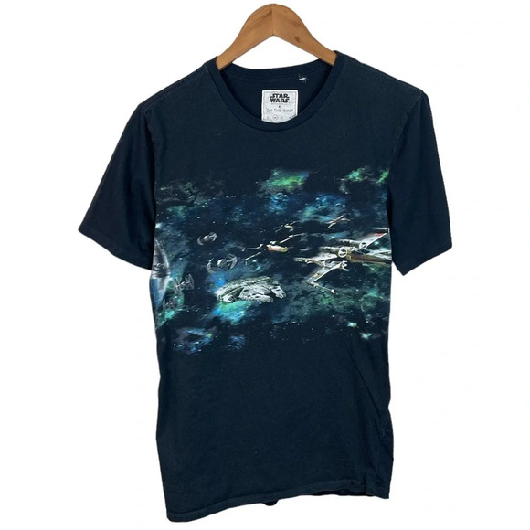 TS26 Mens On the Byas Star Wars Movie Edition Crew T Shirt M - Picture 1 of 5